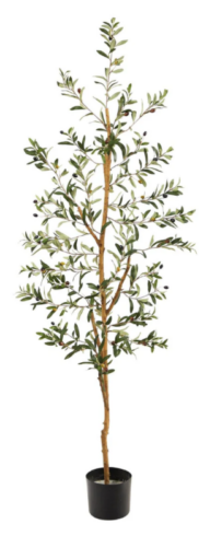Nearly Natural Faux Olive Artificial Tree
